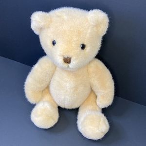 Claire Burke Teddy Bear Vintage Tan Jointed Posable Stuffed Animal Toy  15"